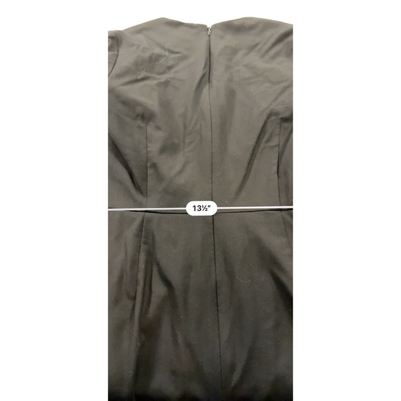 Banana Republic Dress Womens Size 2 Black Sleeveless Round Neck Back Zip EUC‎ - Picture 8 of 11